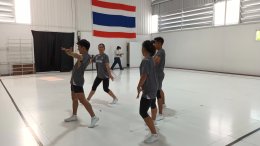  "ยิมนาสติกส์" โชว์ความเข้มแข็งผสมผสานสนุกสนาน ให้คณะของ ดร.ณัฏฐ์ ธีรณัฐสุภานนท์ ได้ชมพร้อมย้ำชัดเป้าหมาย 5 เหรียญทอง