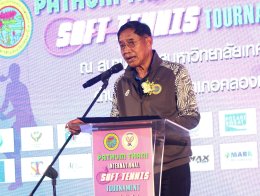   นักหวด 9 ชาติเข้าร่วมพิธีเปิดการแข่งขัน " Phatum Thani International Soft Tennis Tournament 2025" 