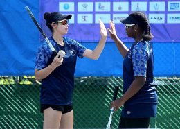   นักหวดซอฟท์เทนนิสจากไชนีสไทเปสุดแกร่ง!  กวาดดับเบิ้ลแชมป์คู่ชาย-คู่หญิง ในการแข่งขัน " Phatum Thani International Soft Tennis Tournament 2025" 