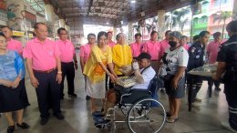 รองผู้ว่าราชการจังหวัดสมุทรปราการเป็นประธานในพิธีเปิดโรงทานและแจกข้าวสารแก่ผู้ยากไร้ ในพิธีทิ้งกระจาดของมูลนิธิร่วมกุศลสมุทรปราการ ประจำปี 2567