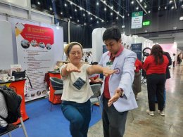 ม.หัวเฉียวฯ โชว์นวัตกรรมสุขภาพ  Thailand Wellness & Healthcare Expo 2024