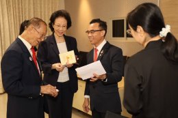 President of the Fujian Lead the group  to support donations to help flood victims.