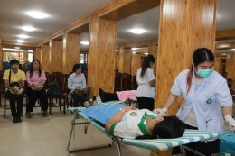 เหล่ากาชาดจังหวัดสมุทรปราการ จัดกิจกรรมรับบริจาคโลหิต "1 คนให้ หลายคนรับ"