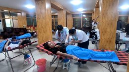เหล่ากาชาดจังหวัดสมุทรปราการ จัดกิจกรรมรับบริจาคโลหิต "1 คนให้ หลายคนรับ"
