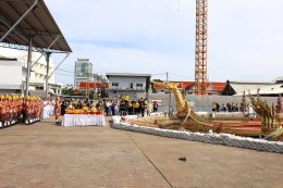 พิธีบวงสรวงพระภูมิเจ้าที่และเซ่นไหว้แม่ย่านางเรือพระราชพิธีก่อนการ จัดขบวนพยุหยาตราตราทางชลมารค