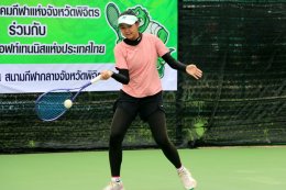 เด็กหญิงเบลินด้า เอนจิ และนายภูมิภัทร เธียรชัยพงษ์ สองนักหวดเลือดพิจิตรไม่ทำให้กองเชียร์ผิดหวังควงคู่กันคว้าดับเบิ้ลแชมป์