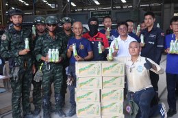เค เยาวราช เสริมอุโมงค์ฆ่าเชื้อ  มอบเกลือแร่ 50 ลัง สนับสนุนทีมงาน ปฏิบัติภารกิจ กู้พื้นที่ ตึกสตง.ถล่ม