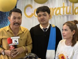 เสี่ยชาติ ที่ปรึกษา กต.ตร.จ.สมุทรปราการ ปลื้ม!! จัดงานเลี้ยงฉลองความสำเร็จ บัณฑิตใหม่ป้ายแดง 