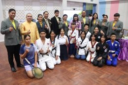 สำนักงานเขตพื้นที่การศึกษามัธยมศึกษาปทุมธานีจัดงานวันเกียรติยศแห่งกีฬาพัฒนาตะกร้อไทย- เกาหลีใต้