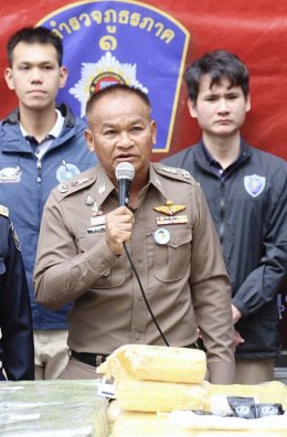 ตำรวจภูธรภาค 1 แถลงผลการจับกุมยาเสพติดรายสำคัญ ยาบ้ากว่า 6.9 ล้านเม็ด