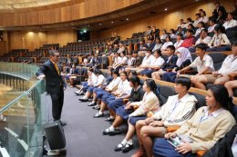 สว.จำลอง อนันตสุข ให้การต้อนรับคณะผู้บริหาร ครูและนักเรียน โรงเรียนกรรณสูตศึกษาลัย จังหวัดสุพรรณบุรี ในโอกาสเข้าเยี่ยมชมวุฒิสภา