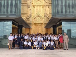 สว.จำลอง อนันตสุข ให้การต้อนรับคณะผู้บริหาร ครูและนักเรียน โรงเรียนกรรณสูตศึกษาลัย จังหวัดสุพรรณบุรี ในโอกาสเข้าเยี่ยมชมวุฒิสภา