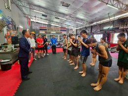 กมธ. ท่องเที่ยวและการกีฬา วุฒิสภา ติดตามความพร้อมนักกีฬา Kickboxing ทีมชาติไทย สู้ศึกซีเกมส์ ครั้งที่ 33