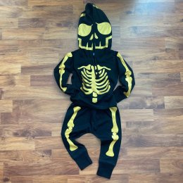 ชุด gold skeleton hoodie