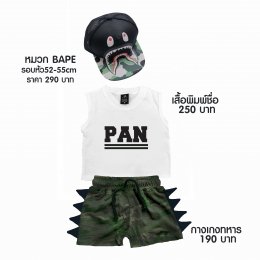 หมวก BAPE รอบห้ว52-55cm 