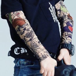 Fake tattoo for kids ปลอกแขนลายสัก !!