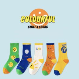 ถุงเท้า street vibe มาเป็น (SOCK125 SMILEY)