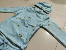 ชุดว่ายน้ำเด็ก lemon lover 3 ชิ้น ( เสื้อ กางเกง หมวก)(SW213)