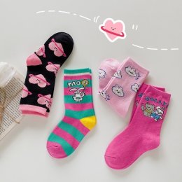 ถุงเท้า illustration sock(SOCK115 RABBIT)