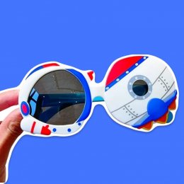 แว่นตาแฟนซีเด็ก superhero collection