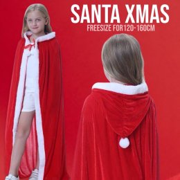 เสื้อคลุมซานต้า santa xmas(Fancy80) 