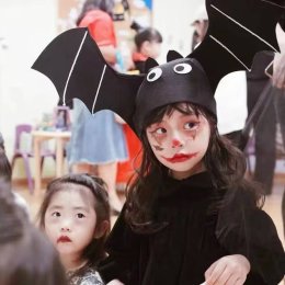 หมวกค้างคาวปีกกว้าง BAT HALLOWEEN