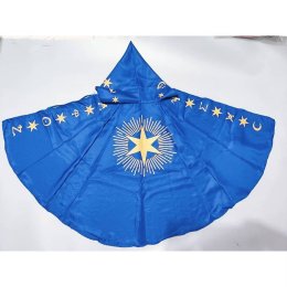 เสื้อคลุมนักเวทย์เด็ก magician สีน้ำเงินมีฮู้ด