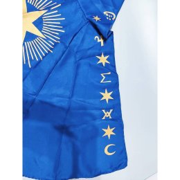 เสื้อคลุมนักเวทย์เด็ก magician สีน้ำเงินมีฮู้ด