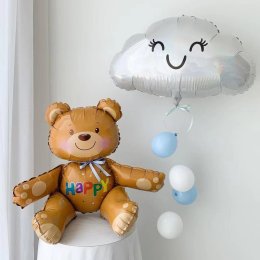 Happy Bear balloon ลูกโป่งรูปหมี(TOY488)