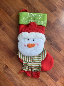 Christmas Stocking 3d Sock ถุงเท้าแขวนตกแต่ง xmas(ACC31)