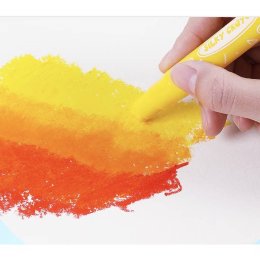 Kiddy Color สีเทียนเพ้นท์หน้า - Washable Silky Crayons 12 สี