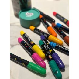 Kiddy Color สีเทียนเพ้นท์หน้า - Washable Silky Crayons 12 สี