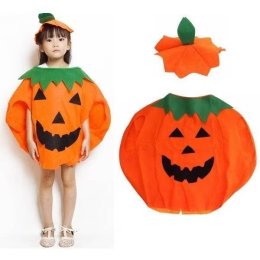 ชุดฟักทอง Free size !! สำหรับเด็กทุกวัย 100-150cm