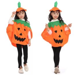 ชุดฟักทอง Free size !! สำหรับเด็กทุกวัย 100-150cm