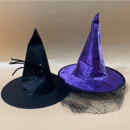 Witch hat หมวกแม่มด Freesize สำหรับเด็ก6 ขวบขึ้นไปและผู้ใหญ่