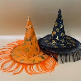 Witch hat หมวกแม่มด Freesize สำหรับเด็ก6 ขวบขึ้นไปและผู้ใหญ่