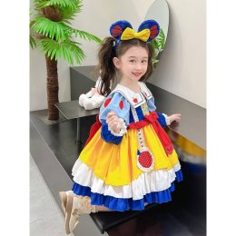 ชุดแฟนซีเด็ก snow white dress เดรสสโนว์ไวท์ฟูฟ่อง