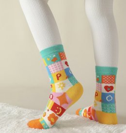 ถุงเท้าเด็กเซ็ต 3 คู่ Happy sock collection (SOCK148)