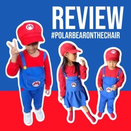 Mario set มาริโอ้พร้อมหมวกสำหรับผู้ลายและผู้หญิ