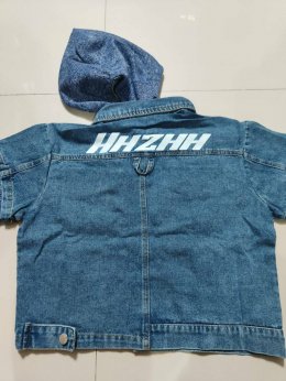 Denim jacket hoodie