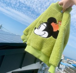 Disney lamp fur sweater เสื้อแขนยาวขนแกะ (STREET52)