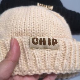 หมวกไหมพรม chip ขนาด 48-52 cm สำหรับเด็ก 1-6 ขวบ