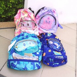 Cartoon swimming bag กระเป๋าผ้าเปียกใส่ชุดว่ายน้ำ (SW262)