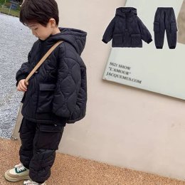 Quilt hoodie jacket ชุดเซ็ตควิลด์มีฮู้ด ชุดกันหนาวเด็ก