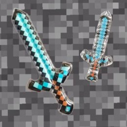 Minecraft item เป่าลมของเล่นสุดฮิตวัสดุเป็นเป่าลมพลาสติก pvc