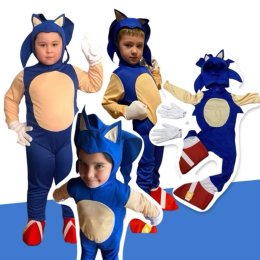 ชุดแฟนซีเด็ก sonic พร้อมส่งไม่ต้องรอของ