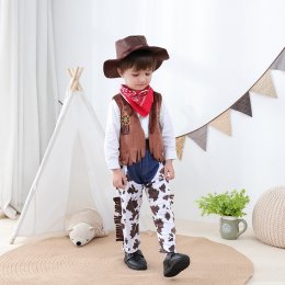 Cowboy Kid set (4ชิ้น) ชุดคาวบอยเด็กโต (FANCY76)