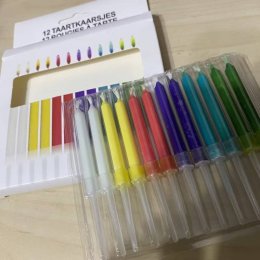 Color Flame party candles เทียนวันเกิด เปลวไฟหลากสี