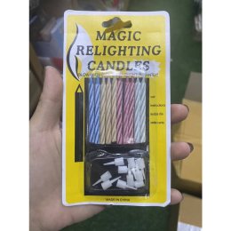 Color Flame party candles เทียนวันเกิด เปลวไฟหลากสี