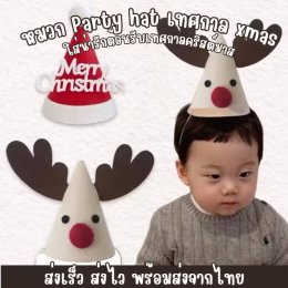 Xmas Party hat หมวกปาร์ตี้ ใส่ Celebrate 